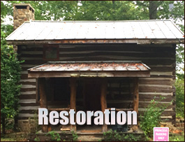Historic Log Cabin Restoration  Galax, Virginia
